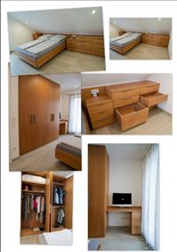 Abbildung: Birkenholz-Schlafzimmer-Set