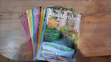 Abbildung: Gartenzeitschrift Kraut und Rüben vers. Jahrgänge 