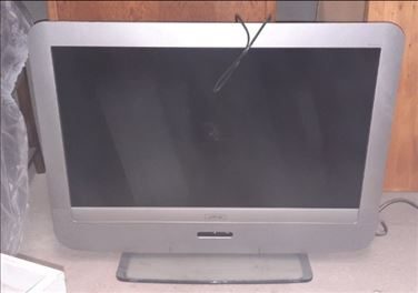 Abbildung: TV-Set mit Receiver und DVD-Player Fernseher Flachfernseher