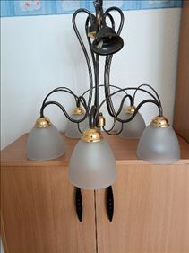 Abbildung: Hängelampe mit Energiesparleuchten